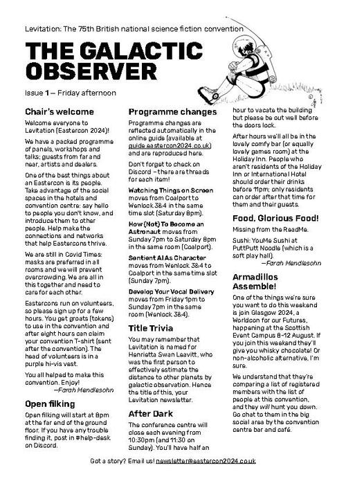 The Galactic Observer